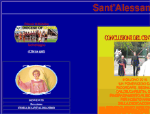 Tablet Screenshot of parrocchiasantalessandro.it